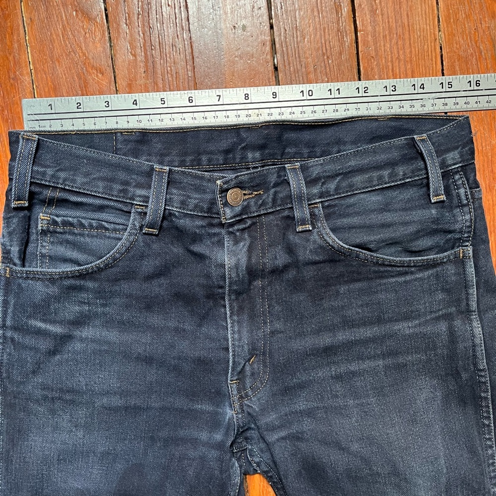 Levi's Vintage Clothing (LVC) 606 black overdye Slim jeans (30w)